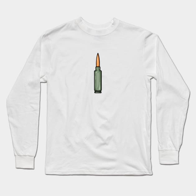 Bullet Long Sleeve T-Shirt by BlackOwl